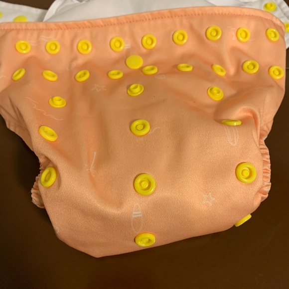 Bundle of Three Pocket Diapers with Matching Wet Bag - Picture 6 of 12